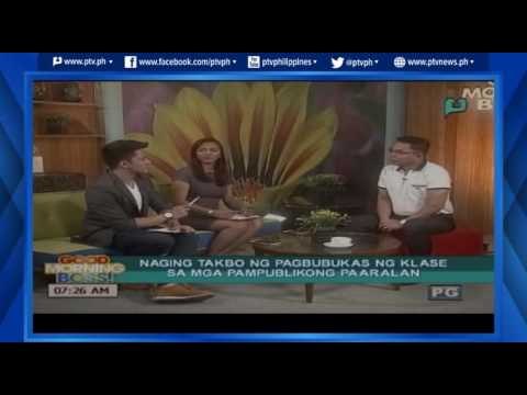 [Good Morning Boss] Naging takbo ng pagbubukas ng klase sa mga pampublikong paaralan [06|14|16]