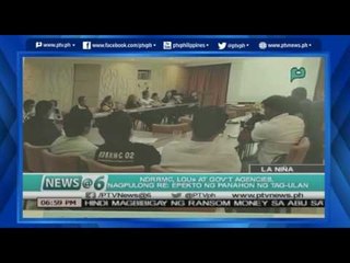 [News@6] NDRRMC, LGUs at Gov't agencies, nagpulongre:epekto ng panahon ng Tag-Ulan [06|13|16]