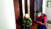 Spiderman, Frozen Elsa & Hulk vs Maleficent and Joker Voodoo Prank - Fun Superheroes In Real Life