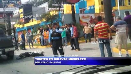 Tiroteo en bulevar Micheletti deja varios muertos
