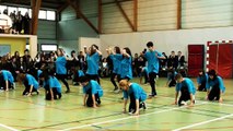 Concours FLASHMOB UNSS Championnat du monde de HANDBALL 2017 Lycée René CASSIN MONTFORT SUR MEU