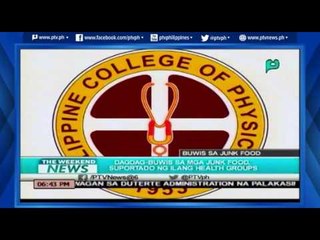 [TheWeekendNews] Dagdag-buwis sa mga Junk Food, suportado ng ilang Health Groups [06|19|16]