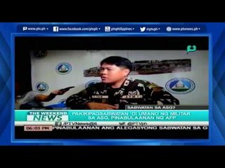 [TheWeekendNews] Pakikipagsabwatan umano ng militar sa ASG, pinabulaanan ng AFP [06|19|16]