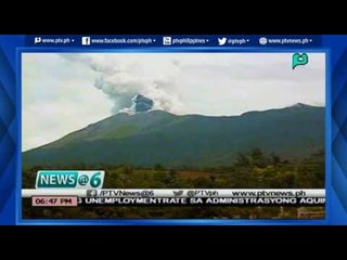 [News@6] Bulkang Kanlaon, muling sumabog kaninang umaga [06|18|16]