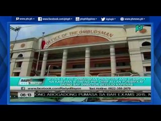 Ombudsman, pinagtibay ang desisyon na kasuhan si Alan Purisima at Napenas