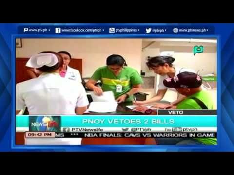 [NewsLife] PNoy vetoes 2 bills [06|16|16]