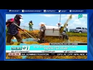 [News@1] Mas maraming imprastruktura, ipapatayo sa ARMM [06|16|16]
