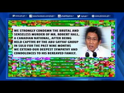 [News@6] Malacañang, kinondena ang panibagong krimen ng ASG [06|14|16]