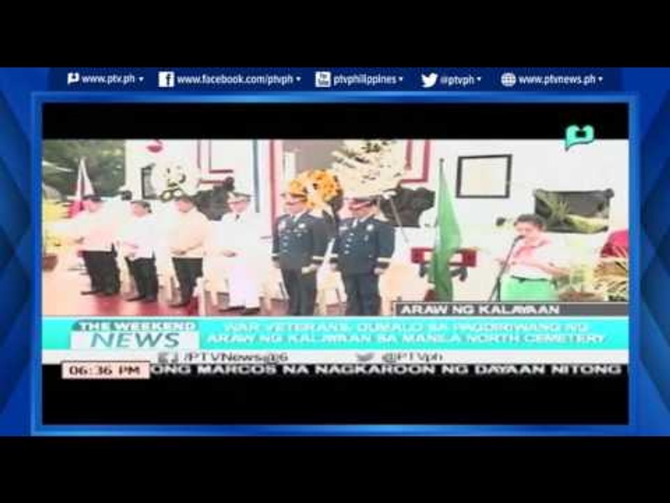 [Weekend News] War Veterans, dumalo sa pagdiriwang ng Araw ng Kalayaan sa Manila North Cemetery
