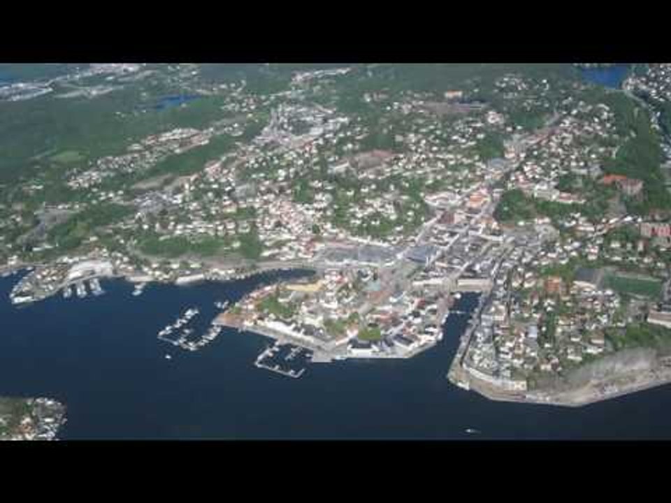 Arendal from the air