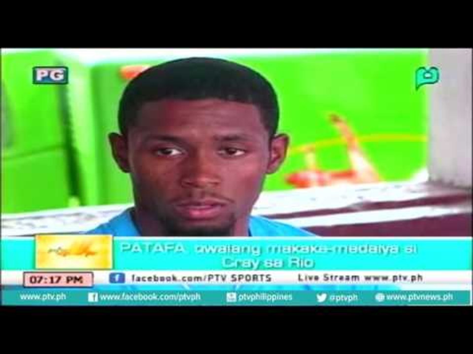 [PTVSports] PATAFA, tiwalang magkaka-medalya si Cray sa Rio [06|28|16]