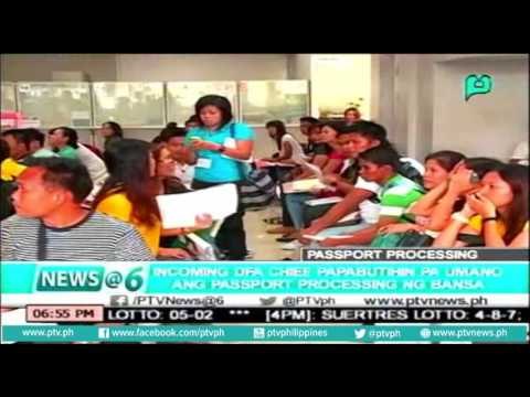 [News@6] Incoming DFA Chief: pagbubutihin ang Passport Processing sa PH [06|28|16]