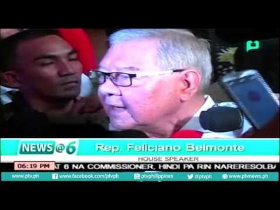 [News@6] Belmonte: walang nakikitang posibilidad na maim-peach si Duterte [06|28|16]