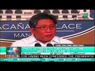 [NewsLife]  PNoy​, President-elect Rody Duterte​ to have one-on-one meeting on June 30 [06|28|16]