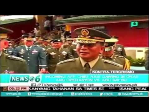 [News@6] Incoming AFP Chief nais gawing 24 oras ang operasyon vs ASG [06|28|16]
