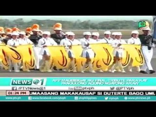 [News@1] AFP, magbibigay ng Final tribute para kay PNoy ngayong araw [06|27|16]