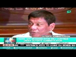 [NewsLife] Visaya: AFP modernization will continue under Duterte administration [06|24|16]
