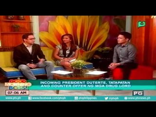 Incoming President-elect Rody Duterte, tatapatan ang 'Counter offer' ng mga Drug lord