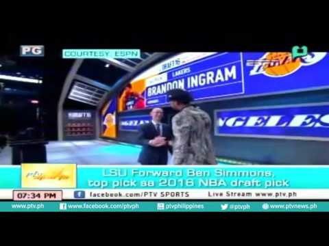 [PTVSports] LSU Forward Ben Simmons, top pick sa 2016 NBA draft pick [06|24|16]