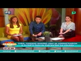 #Tekamoment: China, handang makipag-usap sa Duterte Administration para sa matibay na ugnayan