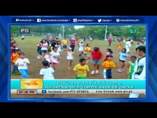 [PTVSports] PSC abala sa ika-3 taong anibersaryo ng "Laro't Saya sa Parke" [06|20|16]