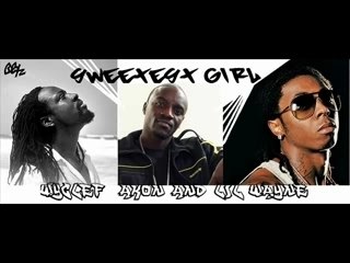 (new)Wyclef jean, akon, lil wayne & nia at the sweetest girl