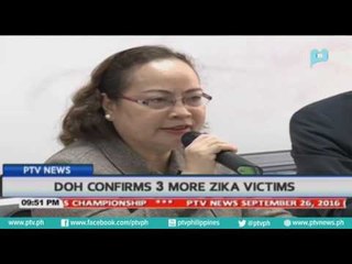 DOH confirms 3 more Zika victims