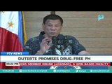 President Rodrigo Duterte promises drug-free PH