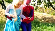 Spiderman Baby Weeps! w/ Frozen Elsa Spiderman & Doctor, Spiderman Baby Got Hurt Funny Superheroes
