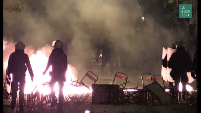 Le dernier voyage de Barack Obama en tant que président commence par une manifestation musclée à Athènes