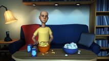 caillou gets grounded and gets turned into a zombie