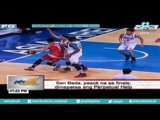 San Beda, pasok na sa finals; dinispatsa ang Perpetual Help