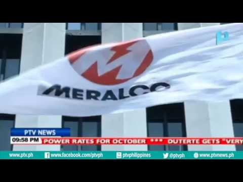 Meralco: Electricity rates will go down by 12 centavos/kWh this October