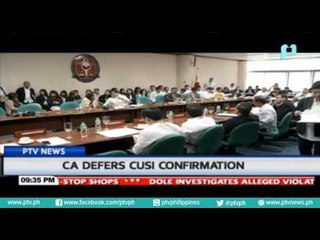 CA defers Cusi confirmation