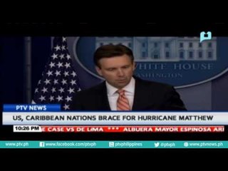 GLOBALNEWS: US, Caribbean Nations brace for hurricane Matthew