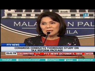 Congress conducts thorough study on tax reform package