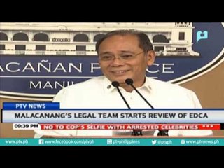 Malacañang's legal team starts review of EDCA