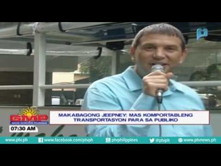 Makabagong Jeepney: Mas komportableng transportasyon para sa publiko
