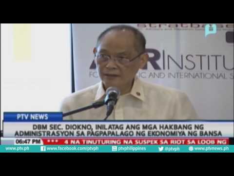 DBM Sec. Diokno, inilatag ang mga hakbang ng administrasyon sa pagpapalago ng ekonomiya ng bansa