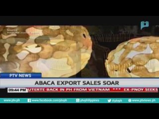 Abaca export sales soar