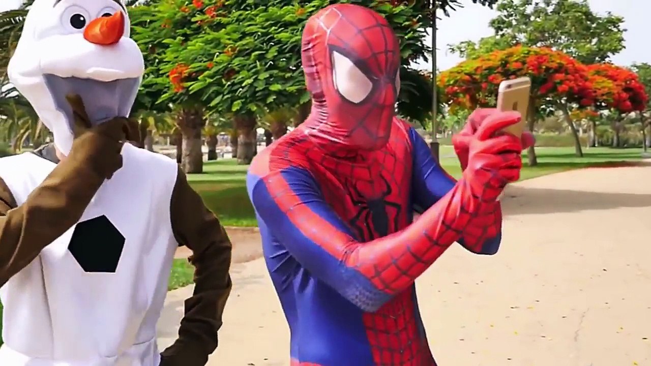 Spiderman Playing POKEMON GO