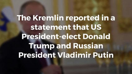 Putin and Trump discuss US-Russia ties on phone