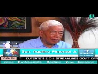 [NewsLife] Nene Pimentel favors holding of Constitutional Convention [07|04|16]