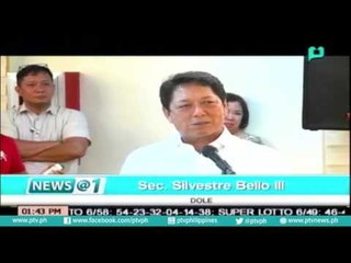 [News@1] DOLE Sec. Bello, agad umano tutugunan ang isyu ng kontratwalisasyon[07|04|16]