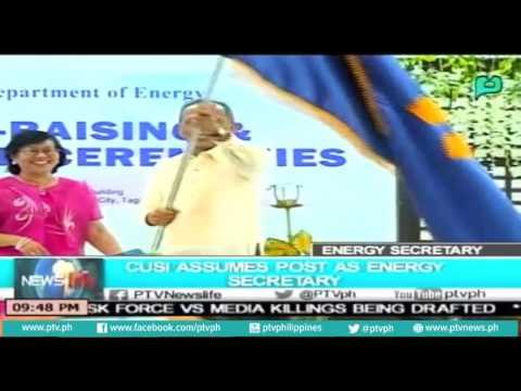 [NewsLife] Cusi assumes post as Energy Secretary [07|04|16]