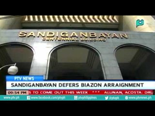 [PTVNews] Sandiganbayan defers Biazon arraignment