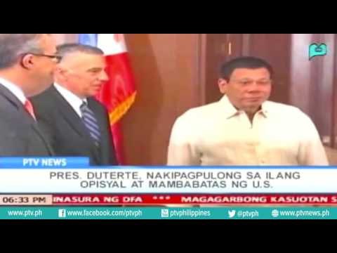 [PTVNews-6pm] Pres. Duterte, nakipagpulong sa ilang opisyal at mambabatas [07|19|16]
