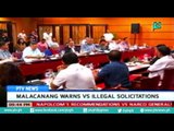 [PTVNews] Malacañang warns vs Illegal solicitations