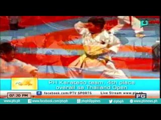 [PTVSports] PH Karatedo team, 4th place overall sa Thailand Open [07|18|16]