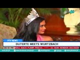 [PTVNews] President Rody Dutert meets Wurtzbach